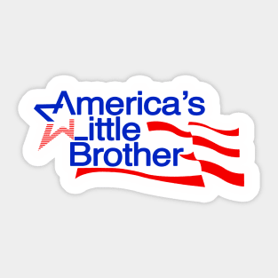 America's Little Brother Sticker